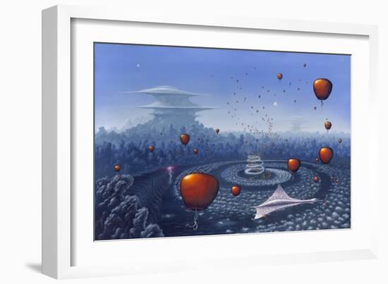 Alien Life Forms, Artwork-Richard Bizley-Framed Photographic Print