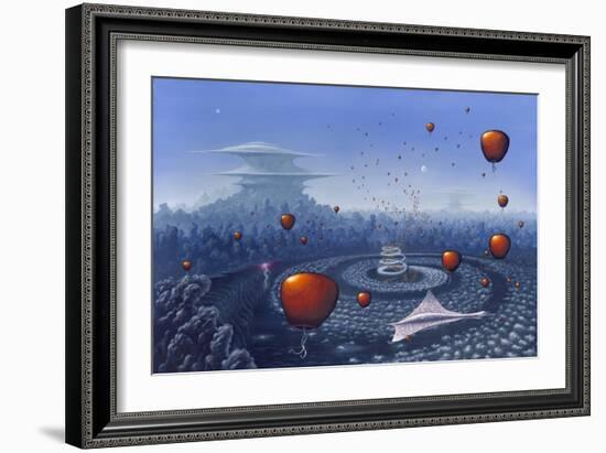 Alien Life Forms, Artwork-Richard Bizley-Framed Photographic Print