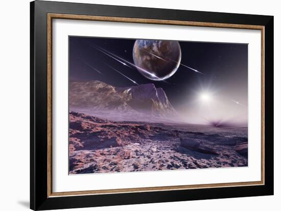 Alien Meteorite Shower, Artwork-Detlev Van Ravenswaay-Framed Photographic Print