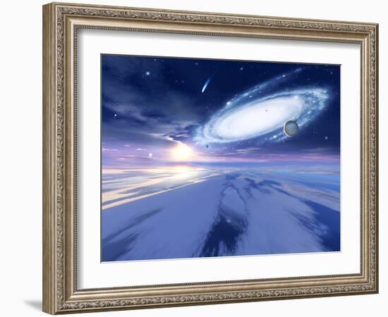 Alien Night Sky-Detlev Van Ravenswaay-Framed Photographic Print