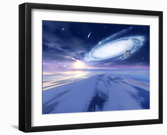 Alien Night Sky-Detlev Van Ravenswaay-Framed Photographic Print