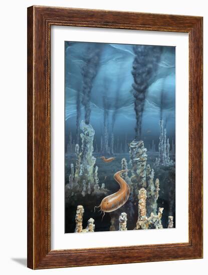 Alien Planet, Artwork-Richard Bizley-Framed Photographic Print