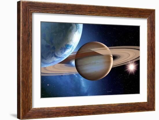 Alien Planetary System-Detlev Van Ravenswaay-Framed Photographic Print