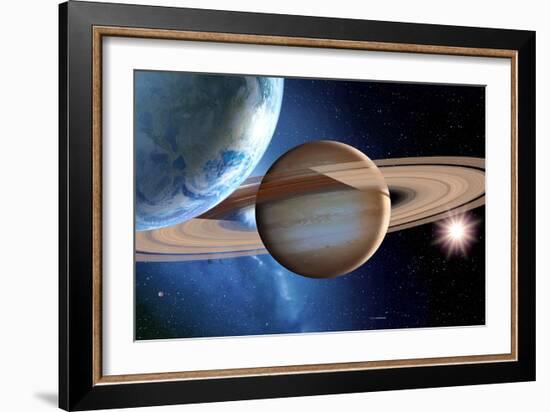 Alien Planetary System-Detlev Van Ravenswaay-Framed Photographic Print