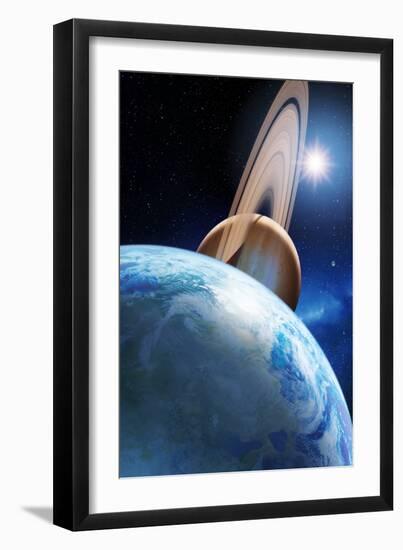 Alien Planetary System-Detlev Van Ravenswaay-Framed Photographic Print