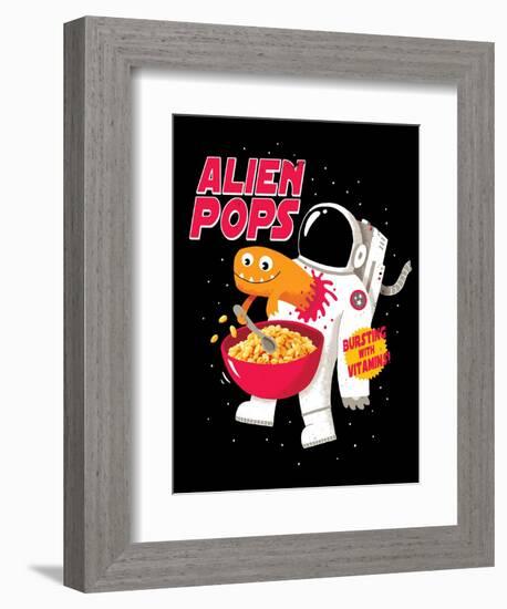 Alien Pops-Michael Buxton-Framed Premium Giclee Print