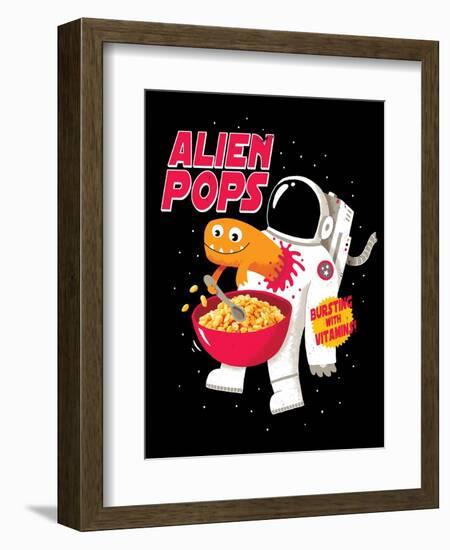 Alien Pops-Michael Buxton-Framed Premium Giclee Print