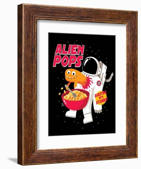 Alien Pops-Michael Buxton-Framed Premium Giclee Print