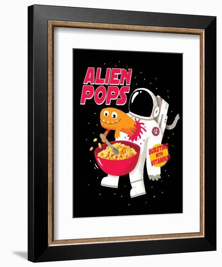 Alien Pops-Michael Buxton-Framed Premium Giclee Print