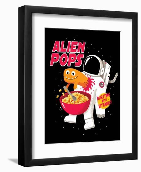 Alien Pops-Michael Buxton-Framed Premium Giclee Print