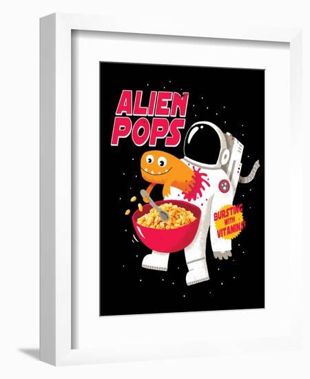 Alien Pops-Michael Buxton-Framed Premium Giclee Print
