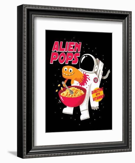 Alien Pops-Michael Buxton-Framed Premium Giclee Print