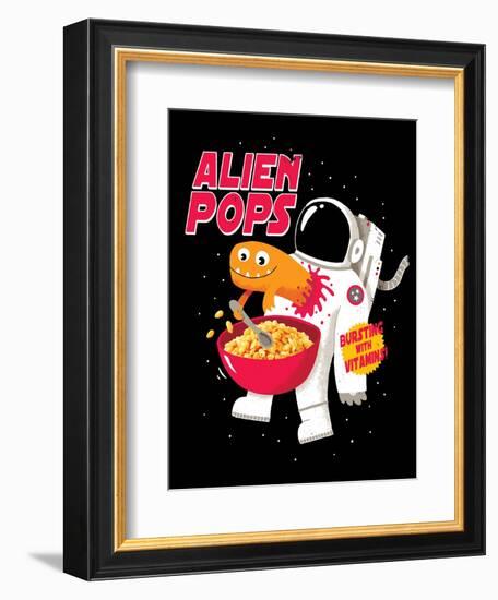 Alien Pops-Michael Buxton-Framed Premium Giclee Print