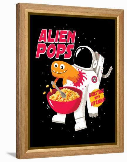 Alien Pops-Michael Buxton-Framed Stretched Canvas