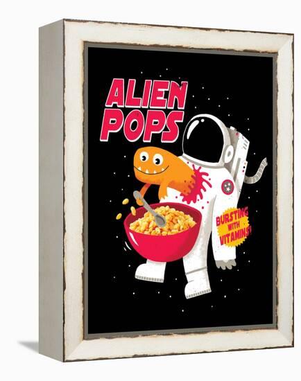 Alien Pops-Michael Buxton-Framed Stretched Canvas