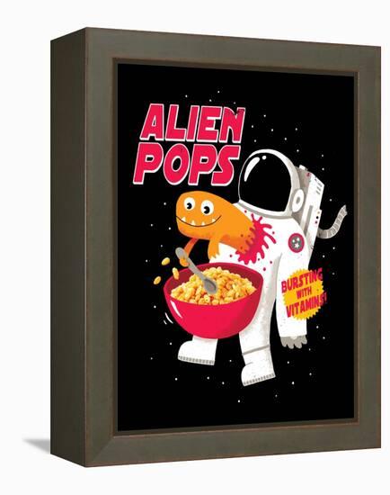 Alien Pops-Michael Buxton-Framed Stretched Canvas