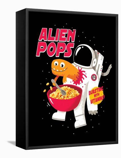 Alien Pops-Michael Buxton-Framed Stretched Canvas