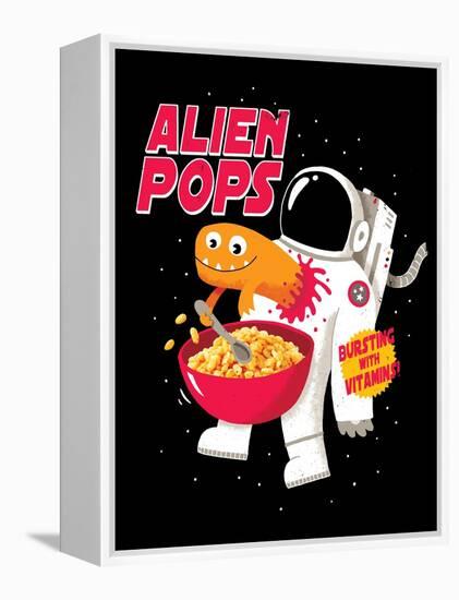 Alien Pops-Michael Buxton-Framed Stretched Canvas