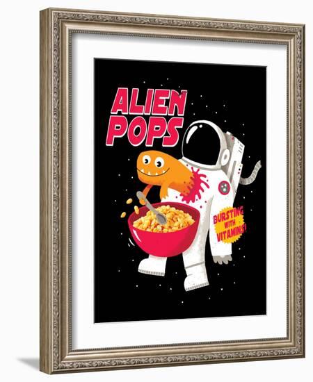 Alien Pops-Michael Buxton-Framed Art Print