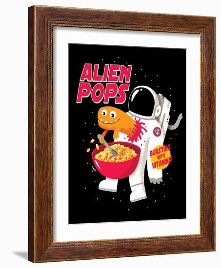 Alien Pops-Michael Buxton-Framed Art Print