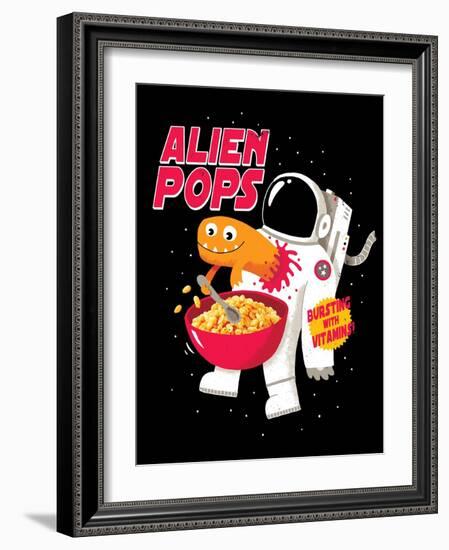 Alien Pops-Michael Buxton-Framed Art Print