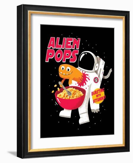 Alien Pops-Michael Buxton-Framed Art Print