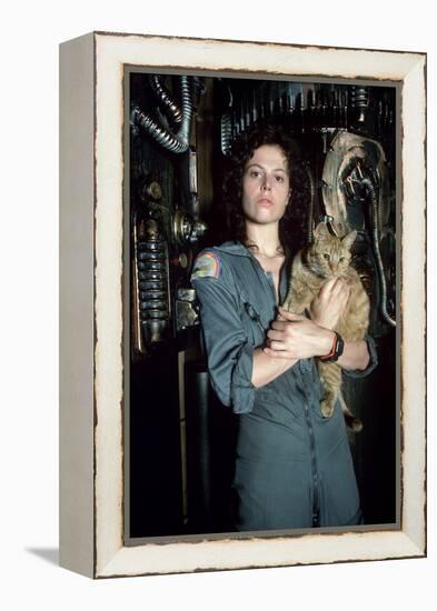 Alien, Sigourney Weaver, 1979-null-Framed Stretched Canvas