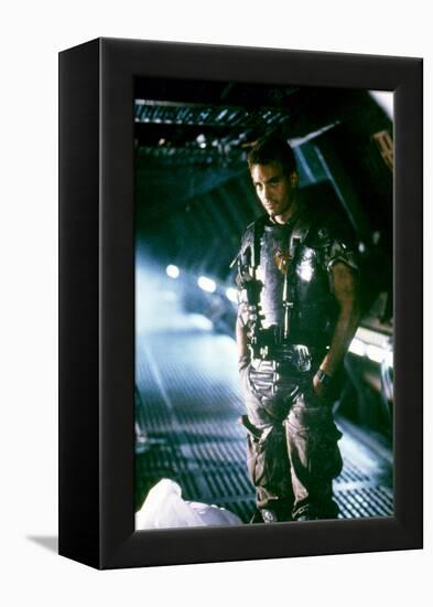 ALIENS, 1986 directed by JAMES CAMERON with Michael Biehn (photo)-null-Framed Stretched Canvas