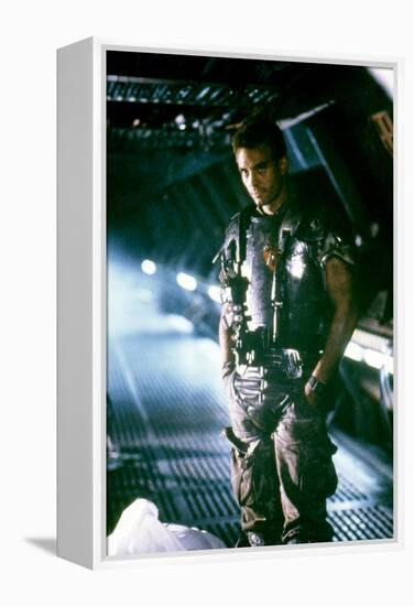 ALIENS, 1986 directed by JAMES CAMERON with Michael Biehn (photo)-null-Framed Stretched Canvas