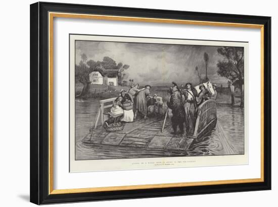 Aliens, or a Mixed Crew, a Study in the Fen Country-Robert Walker Macbeth-Framed Giclee Print