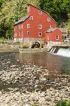 USA, New Jersey. Raritan River Basin, Clinton, South Fork of Raritan River and old mill-Alison Jones-Photographic Print