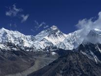 Snow-Capped Mount Everest, Seen from the Nameless Towers, Himalaya Mountains, Nepal-Alison Wright-Photographic Print