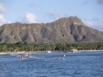 View of Diamond Head Crater, Oahu, Hawaii, Hawaiian Islands, USA-Alison Wright-Photographic Print