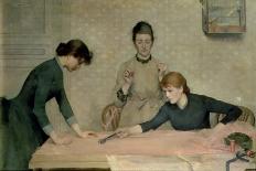 The Sewing Class-Alix d' Anethan-Premier Image Canvas