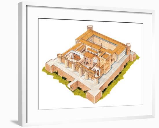 Aljaferia, Zaragoza, Spain, Islamic Palace-Fernando Aznar Cenamor-Framed Giclee Print