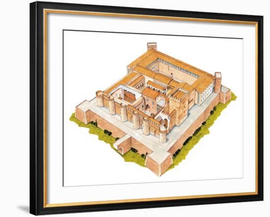 Aljaferia, Zaragoza, Spain, Islamic Palace-Fernando Aznar Cenamor-Framed Giclee Print