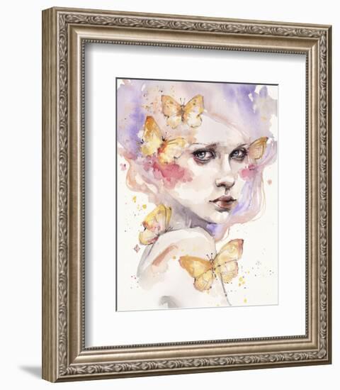 All a Flutter-Sillier than Sally-Framed Art Print