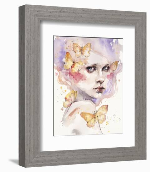 All a Flutter-Sillier than Sally-Framed Art Print