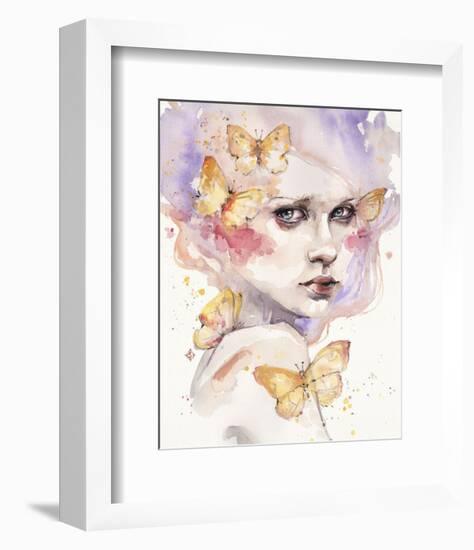 All a Flutter-Sillier than Sally-Framed Art Print