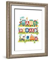 All Aboard Safari-Heather Rosas-Framed Art Print