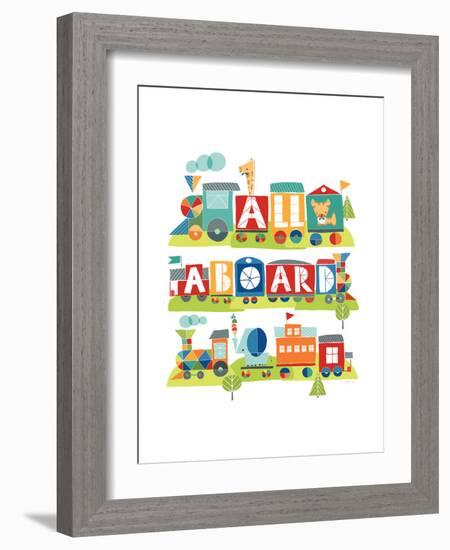 All Aboard Safari-Heather Rosas-Framed Art Print