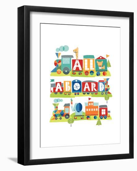 All Aboard Safari-Heather Rosas-Framed Art Print