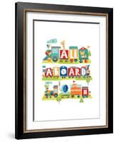 All Aboard Safari-Heather Rosas-Framed Art Print