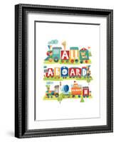 All Aboard Safari-Heather Rosas-Framed Art Print