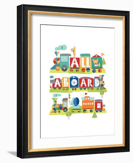 All Aboard Safari-Heather Rosas-Framed Art Print