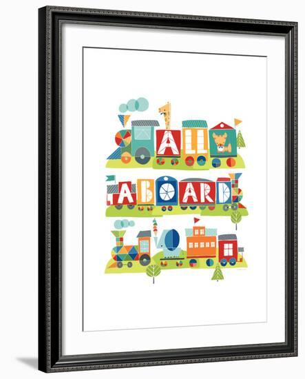 All Aboard Safari-Heather Rosas-Framed Art Print