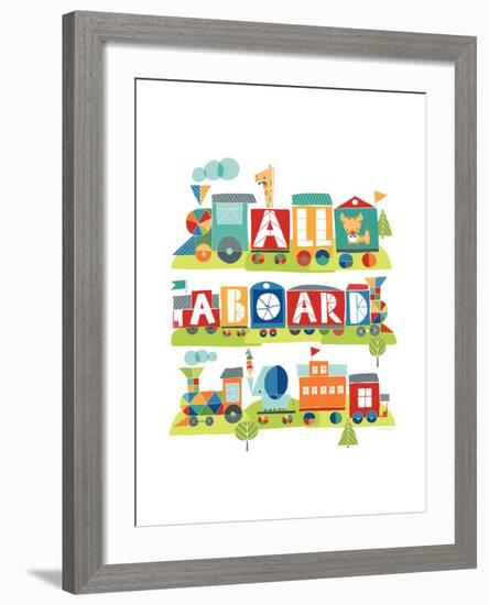 All Aboard Safari-Heather Rosas-Framed Art Print