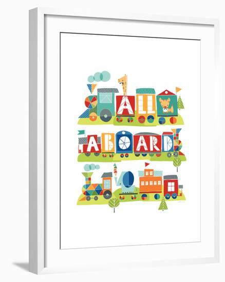 All Aboard Safari-Heather Rosas-Framed Art Print