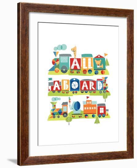 All Aboard Safari-Heather Rosas-Framed Art Print