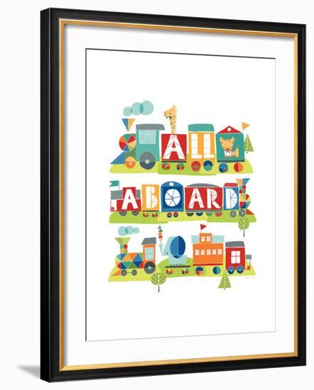 All Aboard Safari-Heather Rosas-Framed Art Print